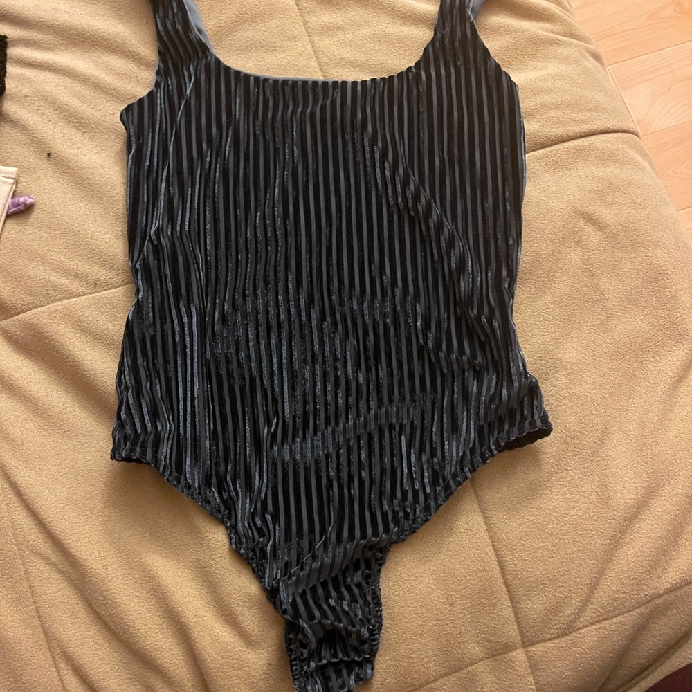 Grey bodysuit